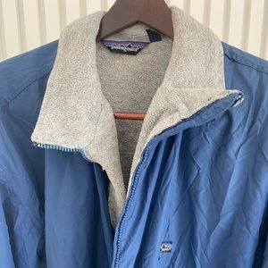 Vintage Blue Patagonia Windbreaker